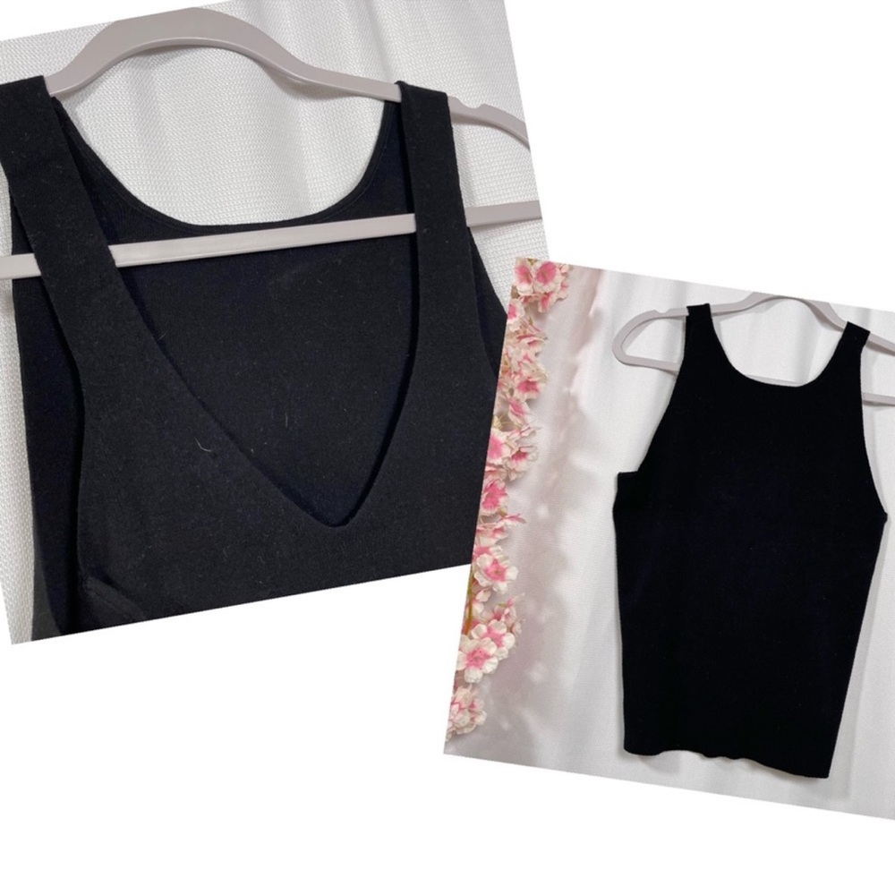 4/$20 Banana Republic Knit Tank top
large petite black